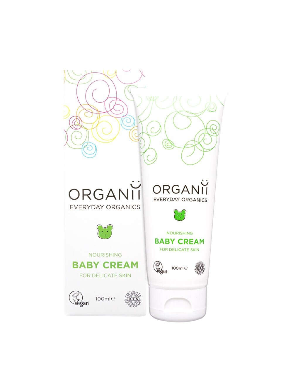 Бебешки крем Organii, Подхранващ. Сертифициран органичен продукт.